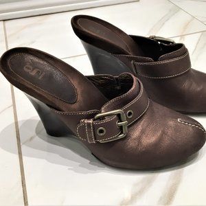 G Series Cole Haan Brown Leather Wedge Size 10B